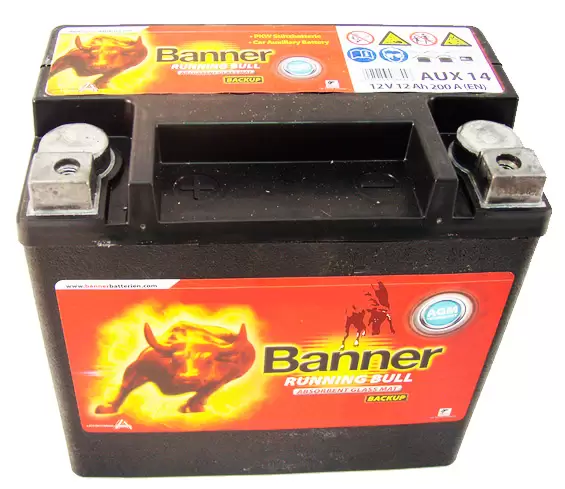 Аккумулятор мото Banner Running Bull AUX 14 12 Ач