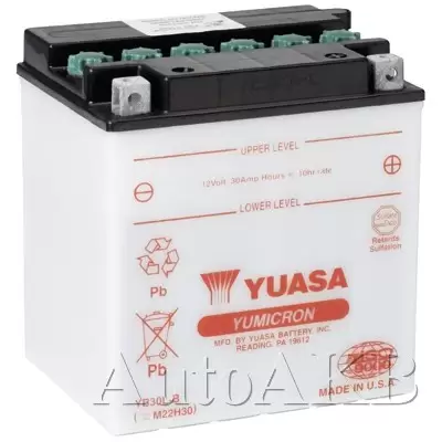 Аккумулятор мото YUASA YB30L-B 30 Ач