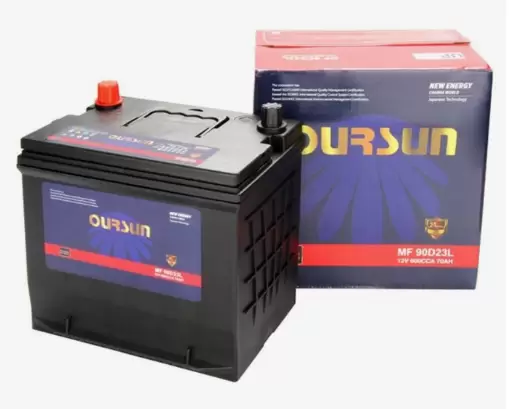 Аккумулятор автомобильный OURSUN JIS 70Ah 600A ОП (232х173х225) D23L