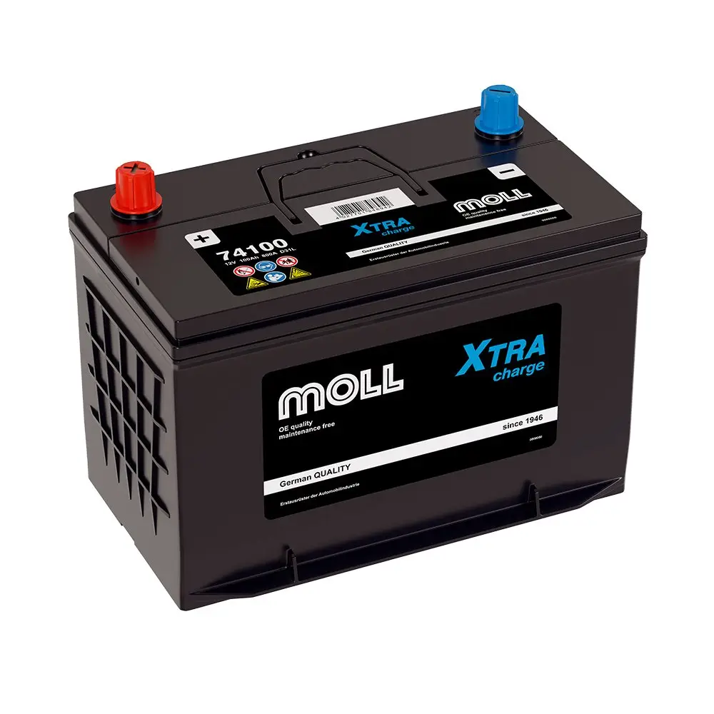 Аккумулятор автомобильный MOLL XTRA CHARGE 100.0 Ah 800 A ОП (305x171x220) (D31L 74100)