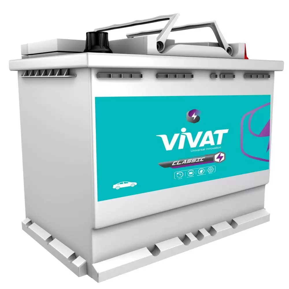 Аккумулятор автомобильный Vivat 60Ah 560A пп
