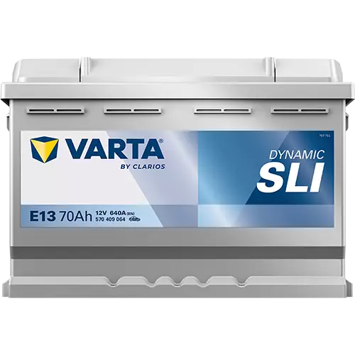 Аккумулятор автомобильный Varta Dynamic SLI E13 6CT-70 Ач обр.