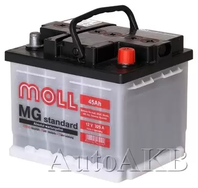 Аккумулятор автомобильный Moll MG Standard 6СТ-45 Ач обр. (низкий)