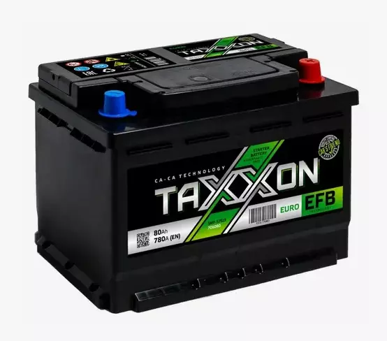 Аккумулятор автомобильный TAXXON EFB EURO 706080 80.0 Ah 780 A ОП (278х175х190) L3