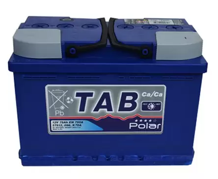 Аккумулятор автомобильный TAB Polar 57413 6СТ-74 Ач прям.