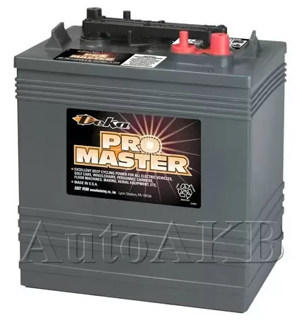 Аккумулятор тяговый Deka GC45 6V 3СТ-255 Ач пр/обр.