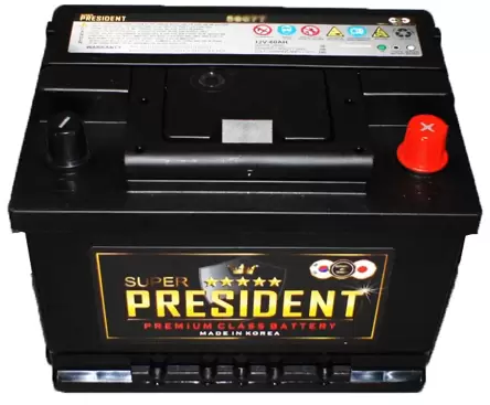 Аккумулятор автомобильный Super President 56219 6СТ-62 Ач обр.
