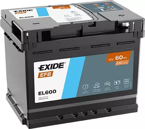Аккумулятор автомобильный Exide EFB EL600 6СТ-60 Ач обр. (Start-Stop)