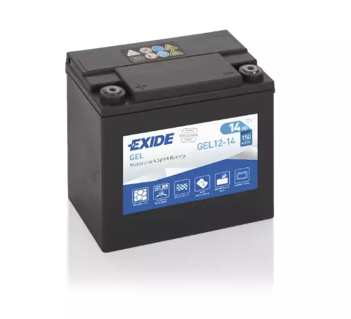 Аккумулятор мотоциклетный EXIDE GEL GEL12-14 Ач