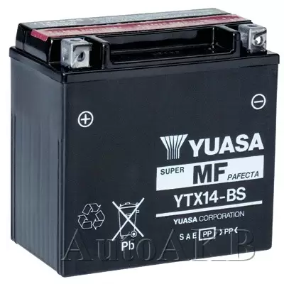 Аккумулятор мото YUASA YTX14-BS 12 Ач