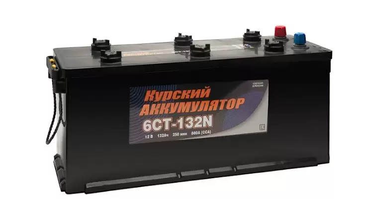 Курский "Аккумулятор" 6ст-132N пп 132Ач 880А 