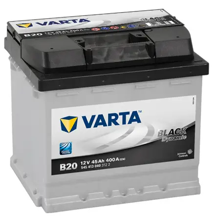 Аккумулятор автомобильный Varta Black Dynamic B20 6CT-45 прям.