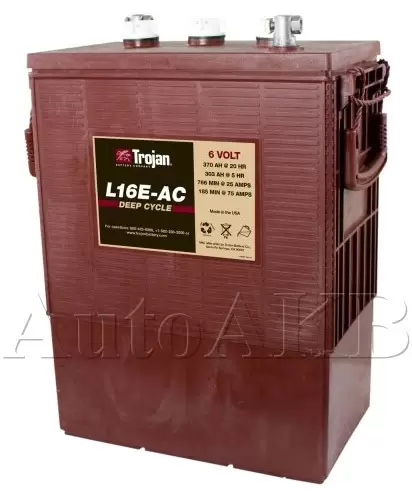 Аккумулятор тяговый Trojan L16E-AC 6V (с жидким электролитом) 370 Ач