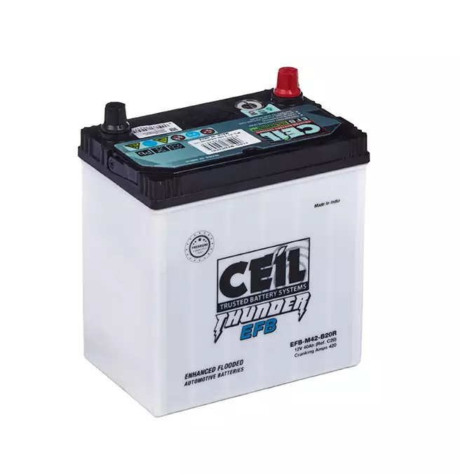 Аккумулятор CEIL EFB 40Ah 420A (197x127x227) B20R ПП