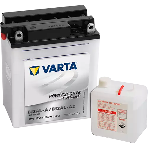 Аккумулятор мото Varta Freshpack 512 013 016 ( B12AL-A/B12AL-A2) 12 Ач