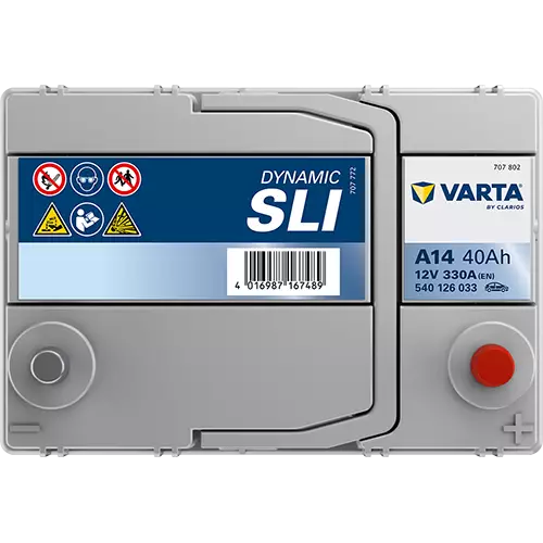 Аккумулятор автомобильный Varta Dynamic SLI A14 6СТ-40 обр. (42B19L)