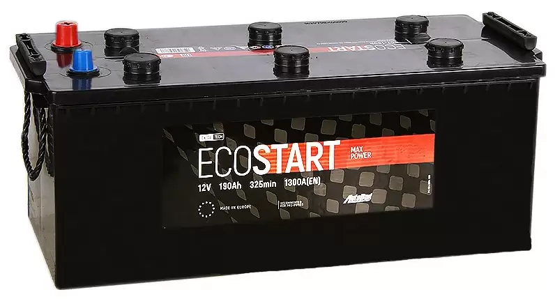 Аккумулятор грузовой Ecostart 6СТ-190 Ач обр.