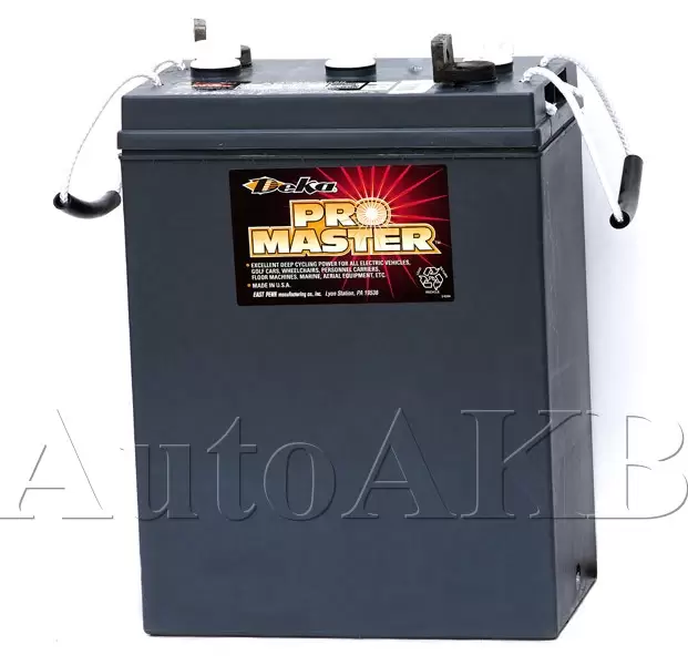 Аккумулятор тяговый Deka 8L16 6V 3СТ-370 Ач пр/обр.