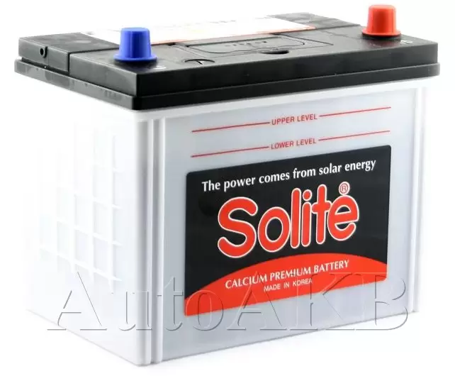 Аккумулятор автомобильный SOLITE 95D26L 6СТ-85 Ач обр.
