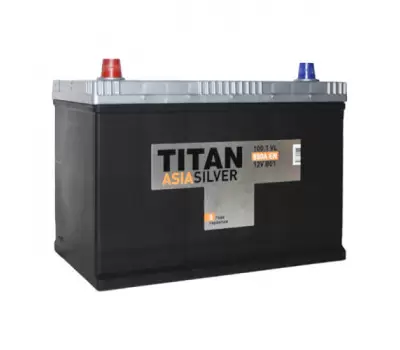 Аккумулятор автомобильный Titan Asia silver 6СТ-100 Ач прям. (125D31R)