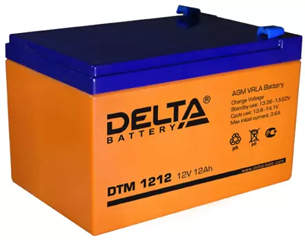 Аккумулятор Delta DTM 1212 12 Ач