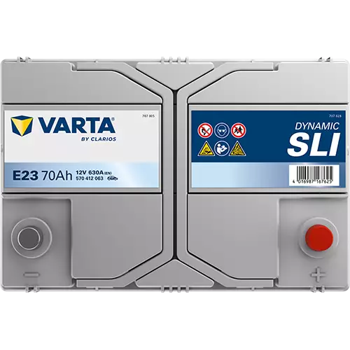 Аккумулятор автомобильный Varta Dynamic SLI E23 6СТ-70 Ач обр. (80D26L)