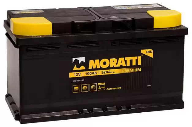 Аккумулятор автомобильный Moratti 6СТ-100 АЧ обр.