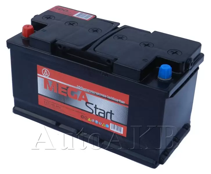 Аккумулятор автомобильный Megastart 6СТ-100 Ач прям.