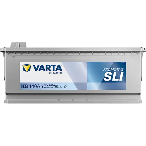 Аккумулятор грузовой Varta PROmotive K8 6СТ-140 Ач прям.