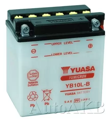 Аккумулятор мото YUASA YB10L-B 11 Ач