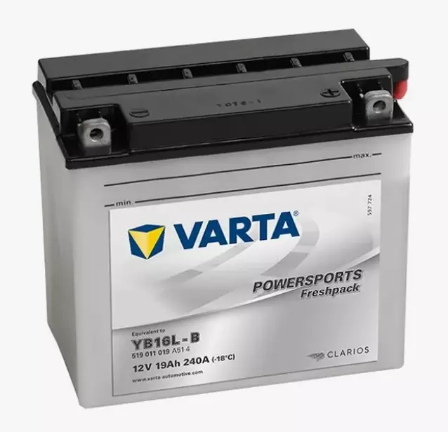 Аккумулятор мото Varta 519 011 024 (YB16L-B) 19 Ач