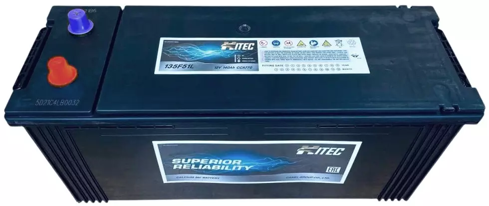 Аккумулятор Hitec 135F51L оп 140Ач 850А 506х182х233 конус [F51]