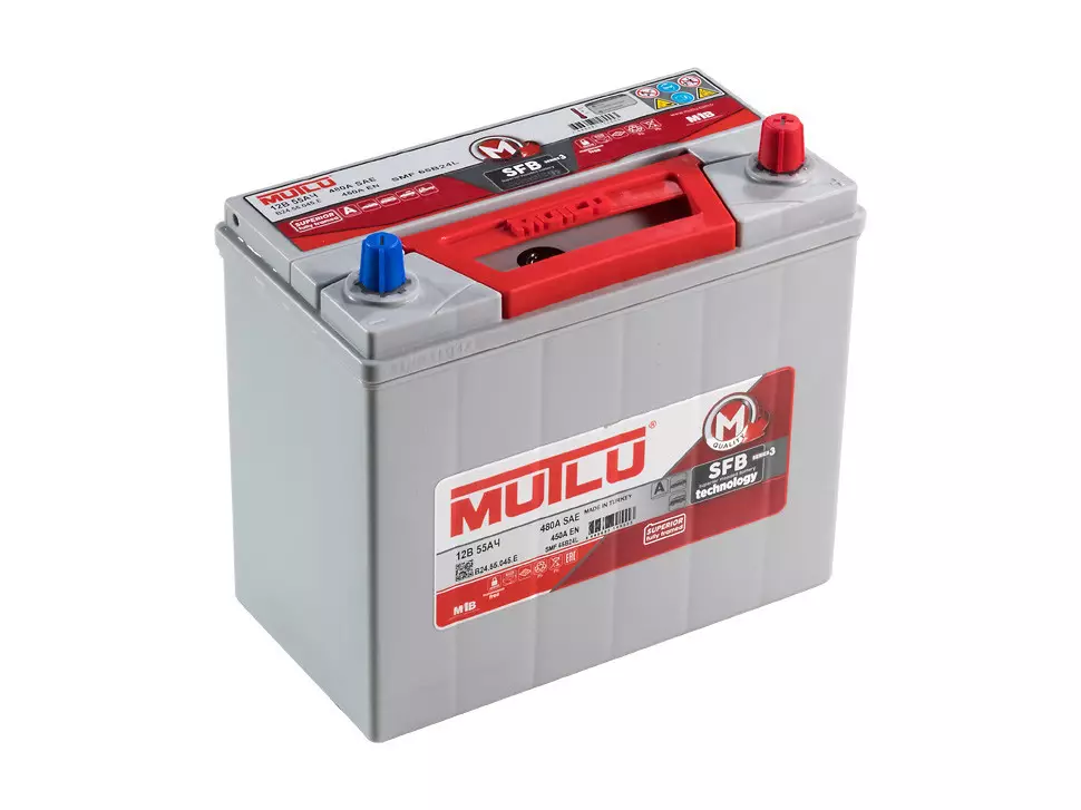 Аккумулятор MUTLU SFB 3 55.0 Ah 450 A B24.55.045.E ОП (237x127x222) B24L