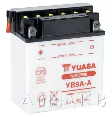 Аккумулятор мото YUASA YB9A-A