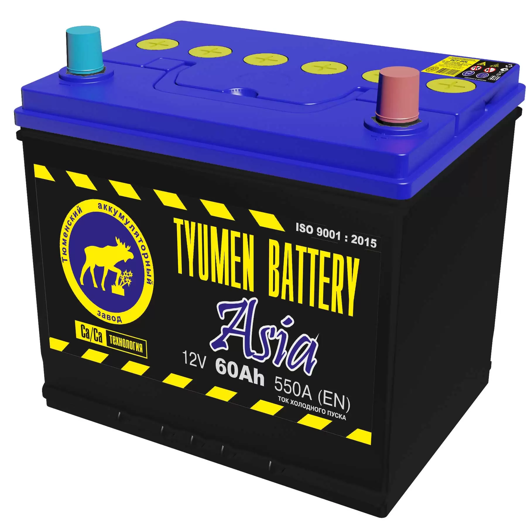 Аккумулятор автомобильный TYUMEN BATTERY Asia 6СТ-60 Ач обр.