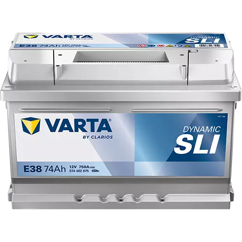 Аккумулятор автомобильный Varta Dynamic SLI E38 6СТ-74 Ач обр.LB3