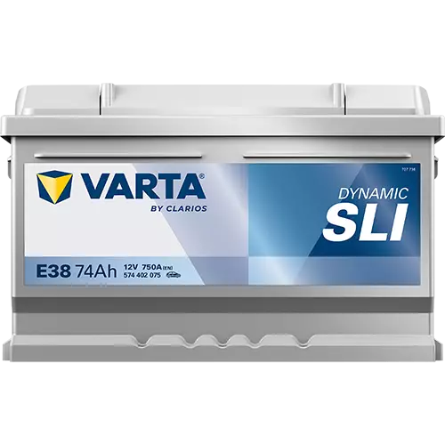 Аккумулятор автомобильный Varta Dynamic SLI E38 6СТ-74 Ач обр.LB3