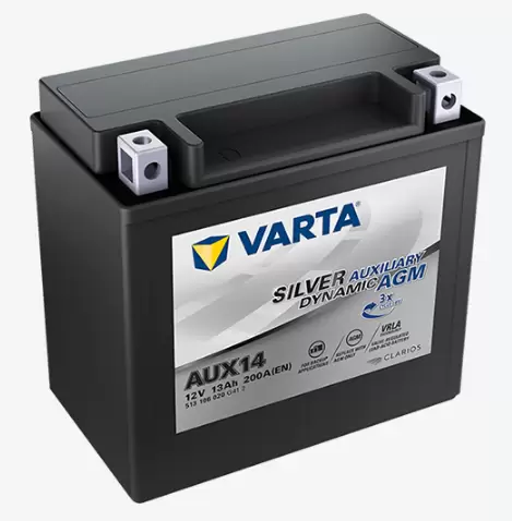 Аккумулятор мото Varta Silver Dynamic Auxiliary 513 106 020 AUX14 13Ah 200A (150x87x146)